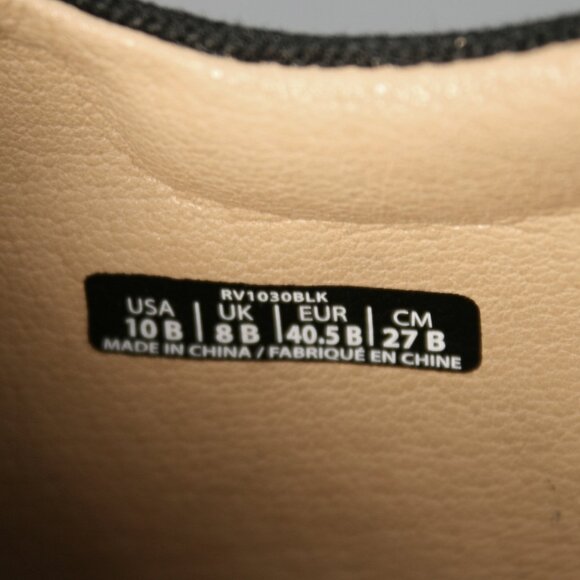 Revitalign Ladies 10 Pacific Textile Black Casual Orthotic Shoes Sneakers RV1030 - Picture 8 of 10